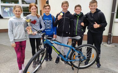 OŠ MILANA MAJCNA ŠENTJANŽ IMA OBČINSKEGA PRVAKA V TEKMOVANJU KAJ VEŠ O PROMETU