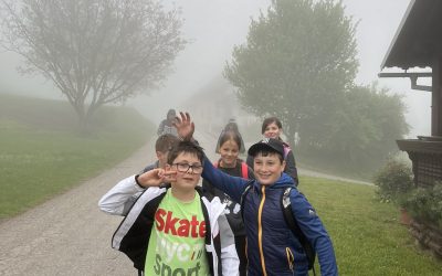 6. razred na pohodu – Leskovec v Podborštu